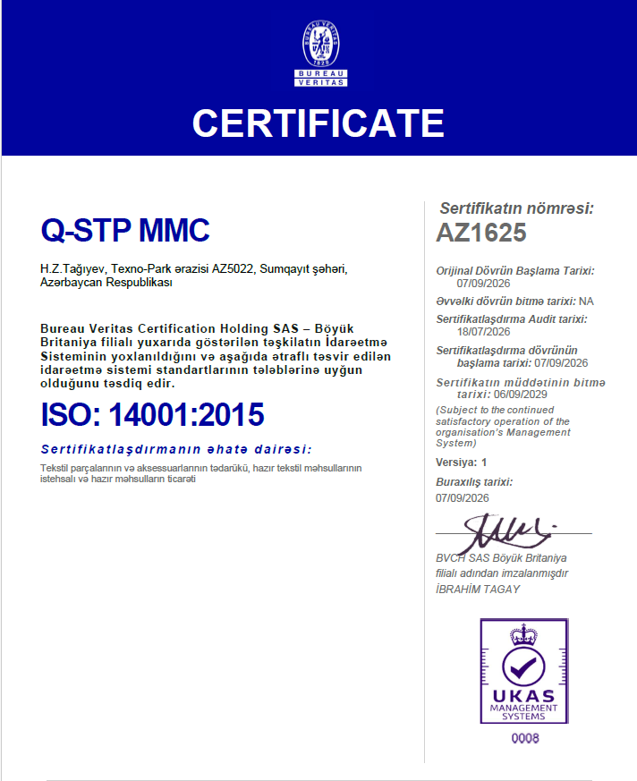 ISO 14001 — Ətraf Mühitin İdarəetmə Sistemi